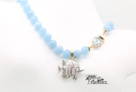Mother-of-Pearl Inlay Fish Pendant